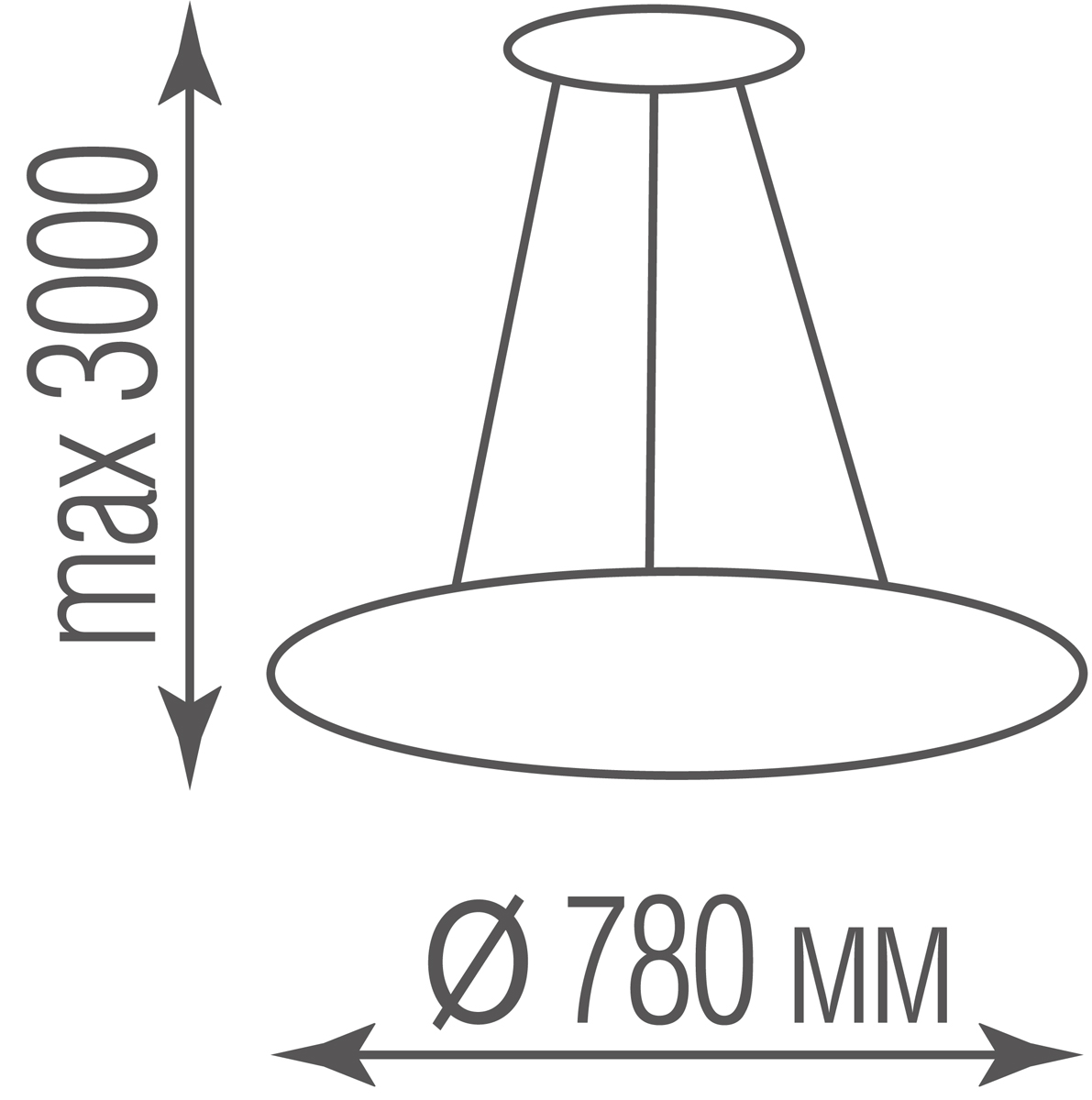 Подвесной светодиодный светильник Donolux S111094RW1W780