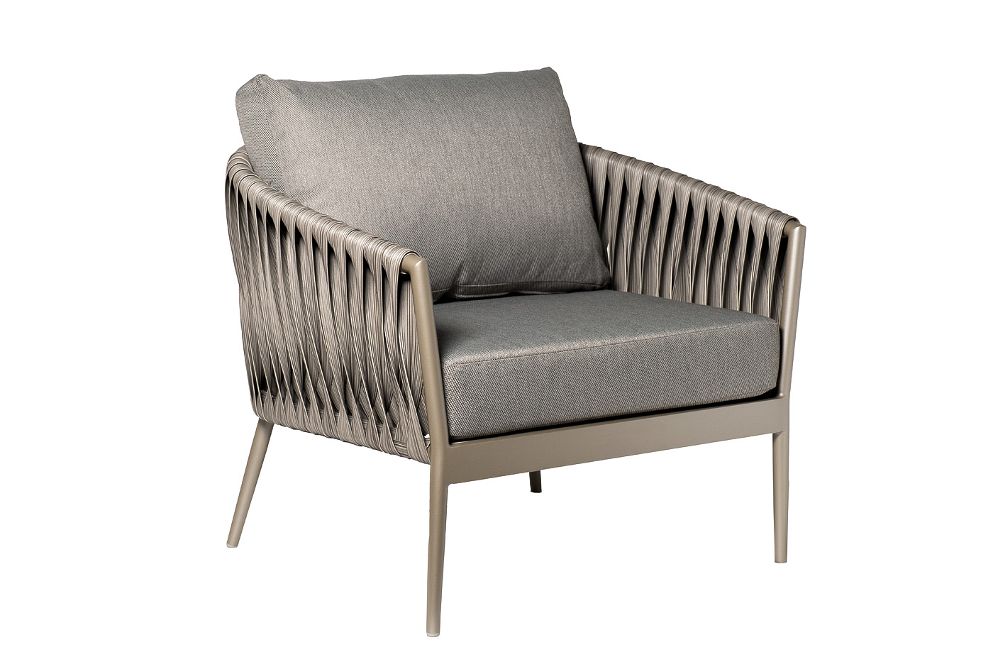 Кресло уличное Муза серое Garda Decor 39AR-KRES-3691 SER