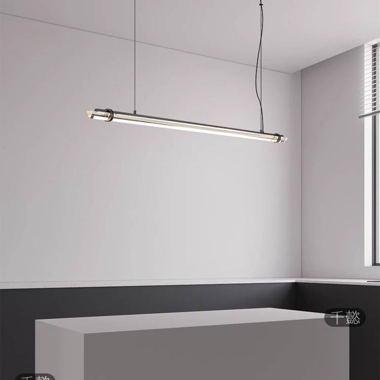 Реечный, рядный светильник DITMAR LONG L120 Black by ImperiumLoft