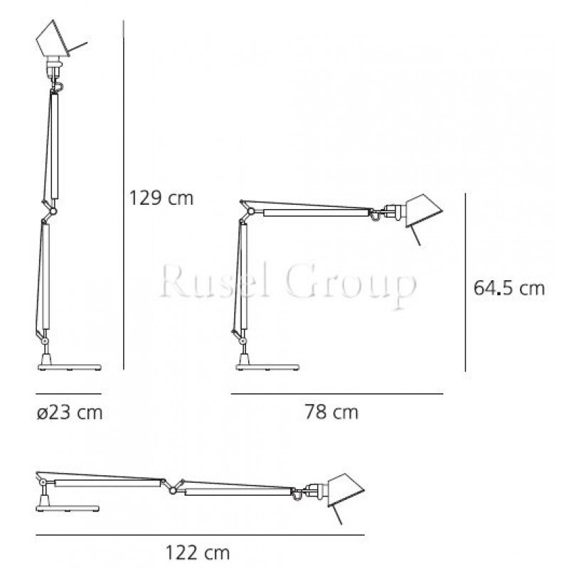 Настольная лампа Artemide TOLOMEO LED TW Настольная лампа Artemide TOLOMEO LED TW