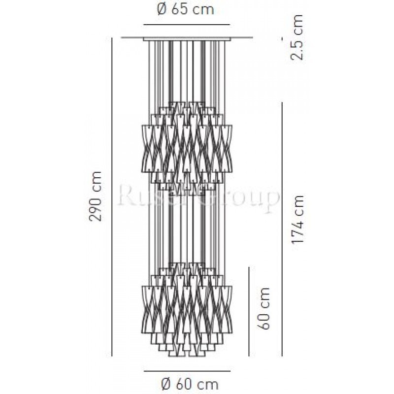 Подвесной светильник Axo Light AURA SP 60/2