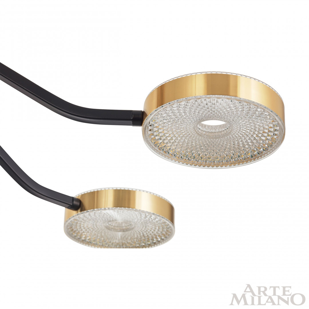 Люстра светодиодная 276079/8 BK/GD Arte Milano
