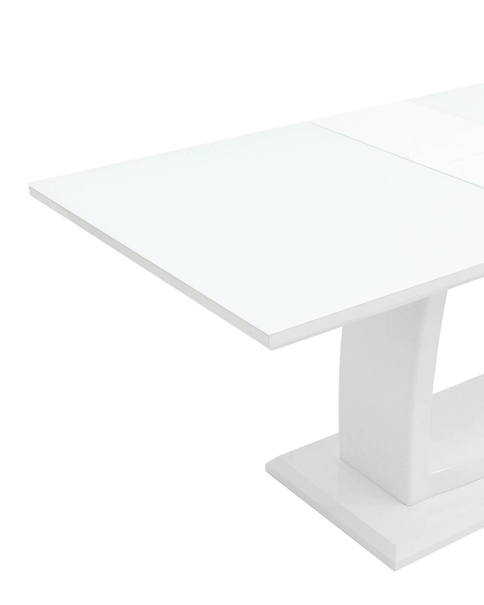 Стол обеденный Орлеан раскладной 140-170*80 глянцевый белый Stool Group