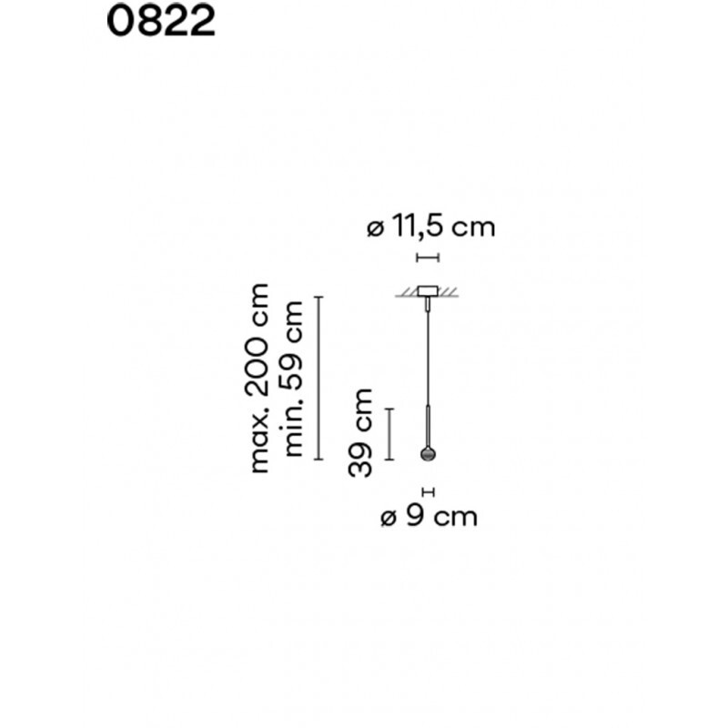 ПОДВЕСНОЙ СВЕТИЛЬНИК VIBIA Algorithm 0822