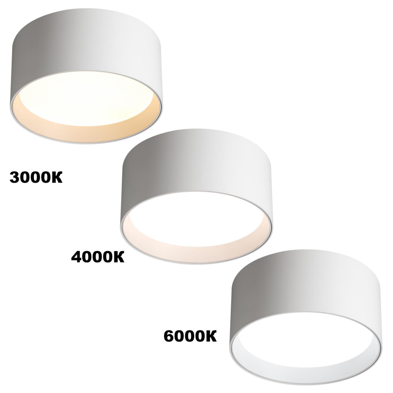 Светильник накладной светодиодный с переключателем цветовой темперетуры Novotech 359596 Светильник накладной светодиодный с переключателем цветовой темперетуры Novotech 359596