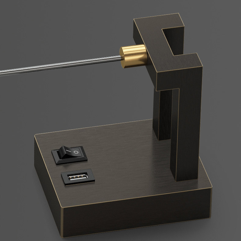 Настенный светильник SOLDIS WALL Black by ImperiumLoft