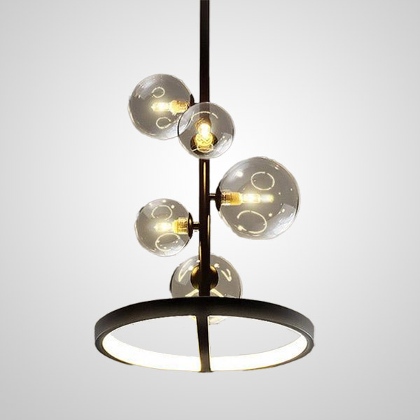 Подвесной светильник IONA B D28 black by ImperiumLoft