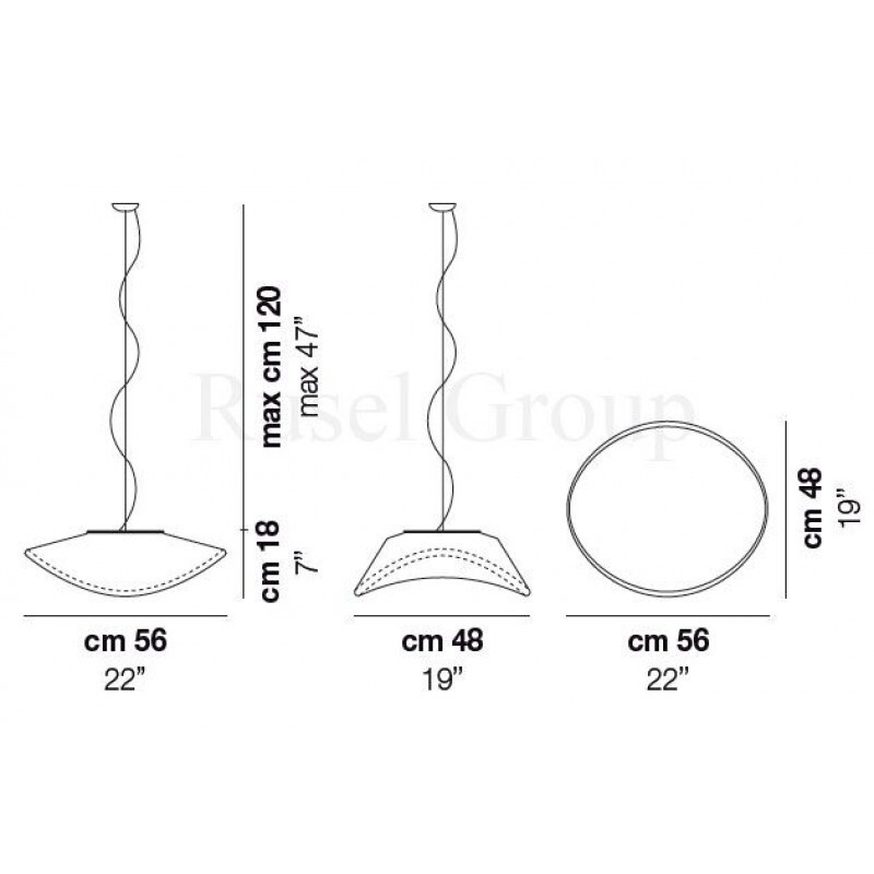 Подвесной светильник Vistosi BALANCE SP G