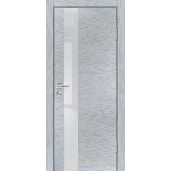 Межкомнатная дверь Graf P-10 лунный лакобель Дуб скай серый (2000 х 900)