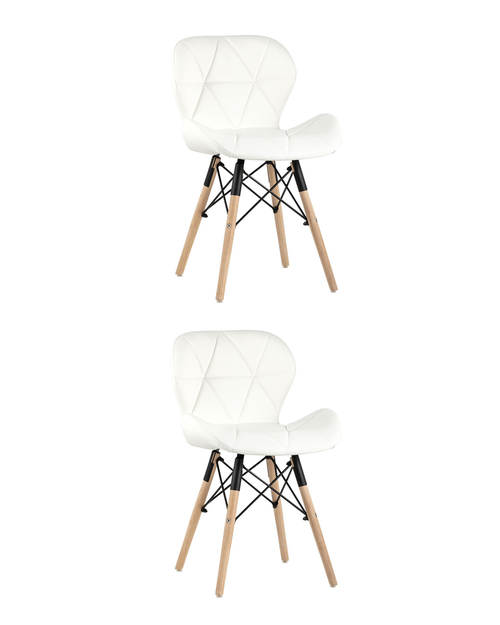 Стул Бон экокожа белый 2 шт. Stool Group