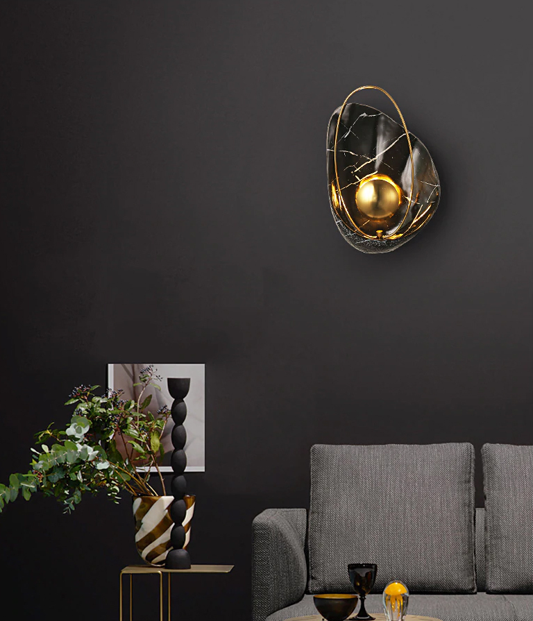 Настенный светильник Delight Collection Pearl black