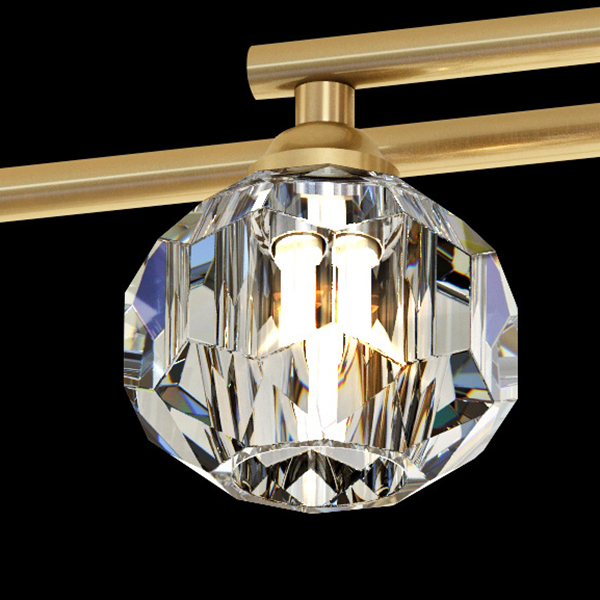 Потолочная люстра RH CH L8 Brass by ImperiumLoft