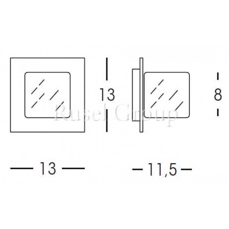 Настенно-потолочный светильник Linea Light Cubic 6414