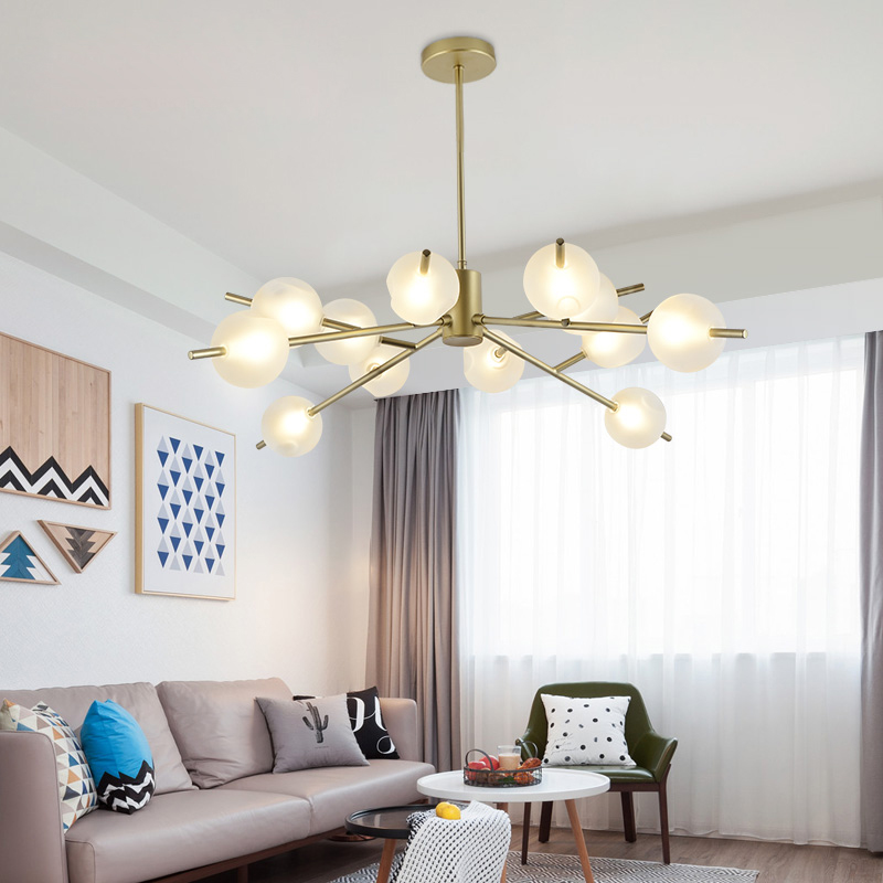 Люстра на штанге VIDE 12 by ImperiumLoft