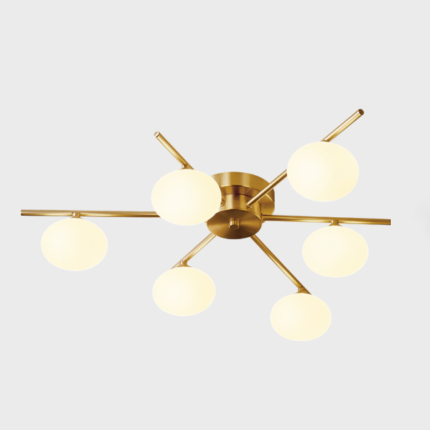 Потолочная люстра DAHLIA B L6 White by ImperiumLoft