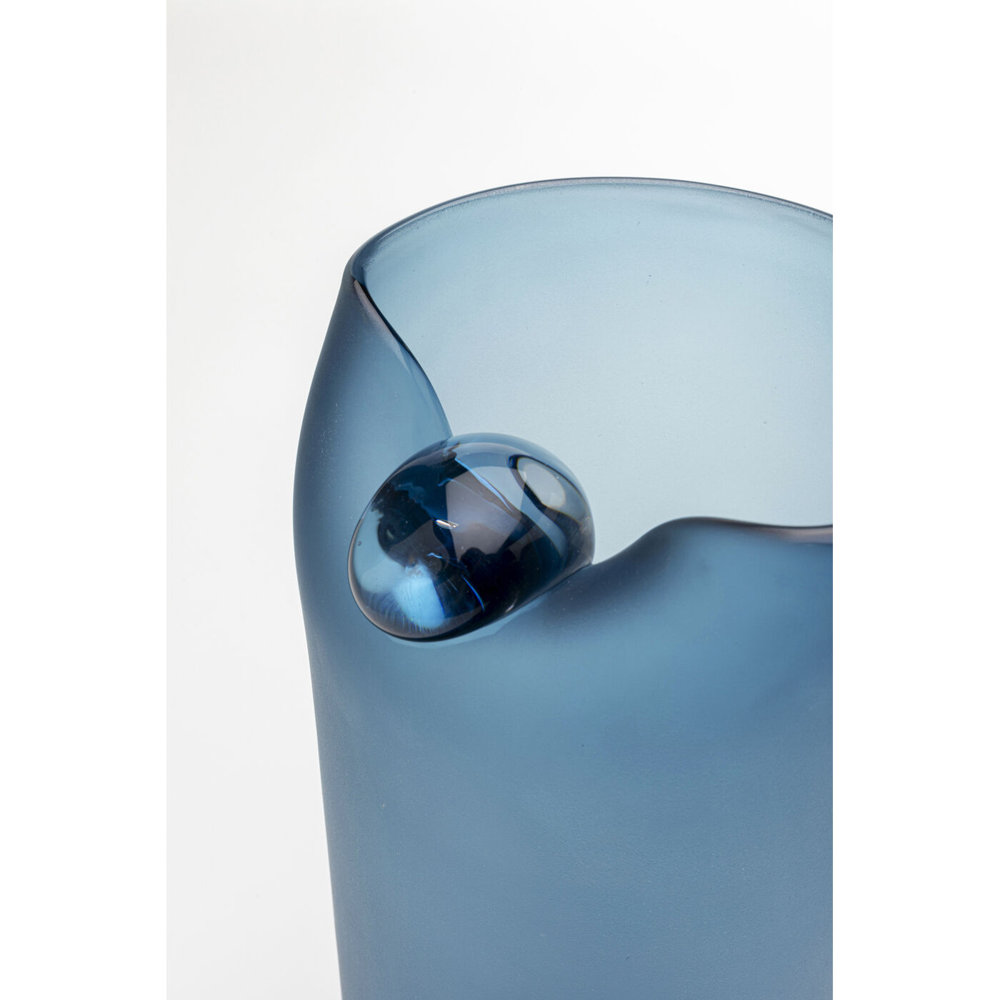 Ваза Buckle Blue 33cm KARE 56833
