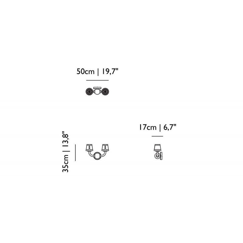 Настенный светильник Moooi Paper Wall Lamp white