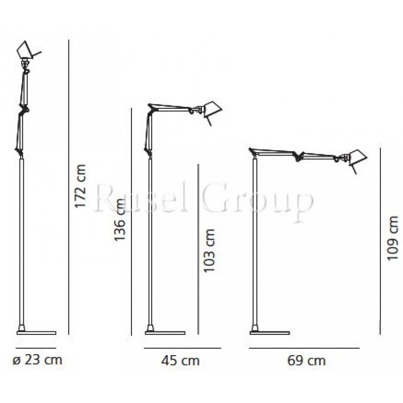 Напольный светильник Artemide TOLOMEO MICRO TERRA Напольный светильник Artemide TOLOMEO MICRO TERRA
