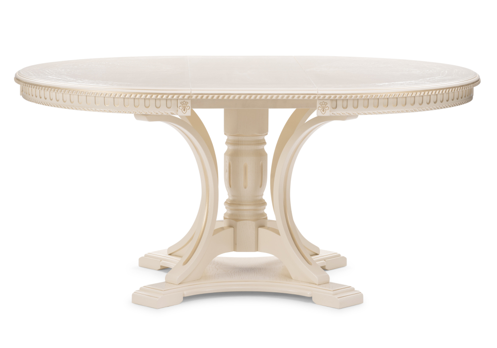 Стол деревянный Woodville Нозеан бежевый / золото 500340