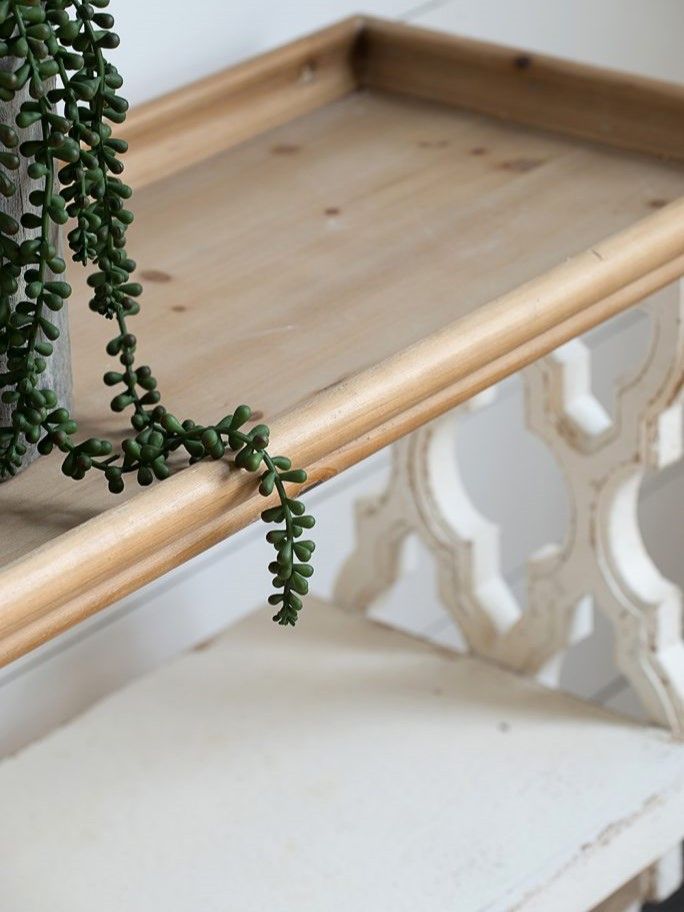 Консоль пристенная Античность, с -мя полками Glasar 44526-DS