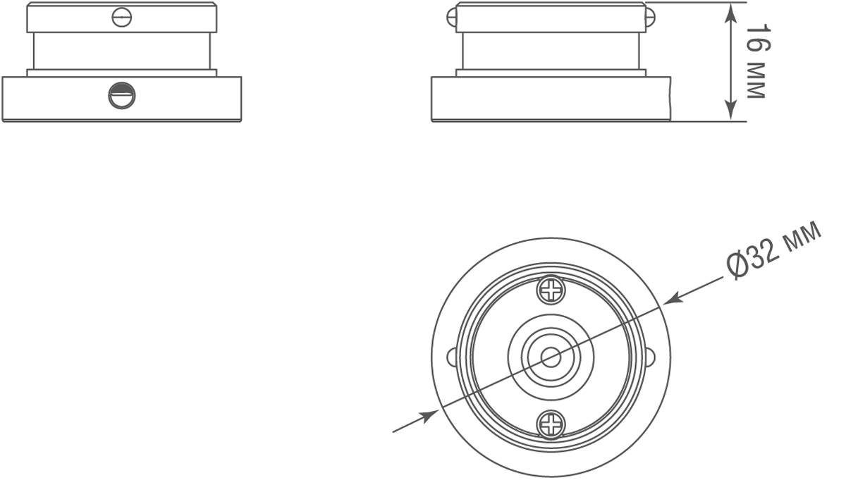 Боковая заглушка для накладного/подвесного шинопровода Donolux Cap DLR B