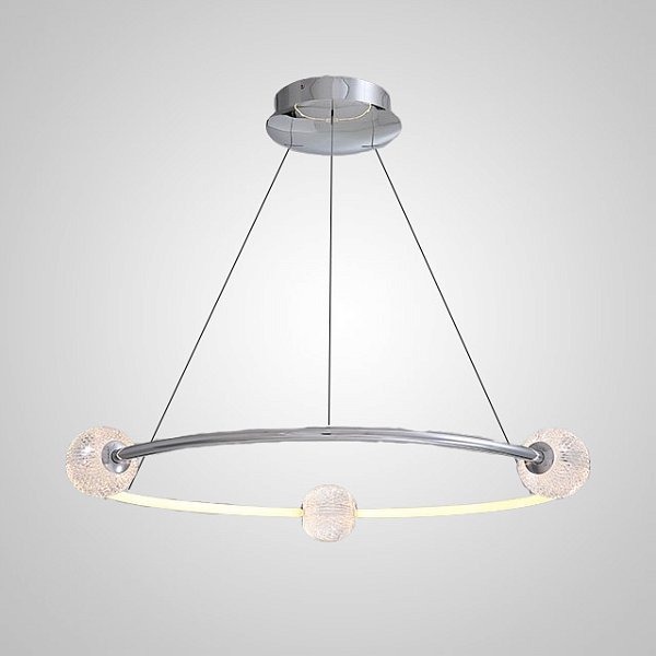 Подвесная люстра STORMS CH D89 Chrome by ImperiumLoft