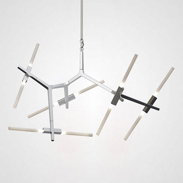 Люстра Агнес Chandelier Summer 10 Silver by ImperiumLoft
