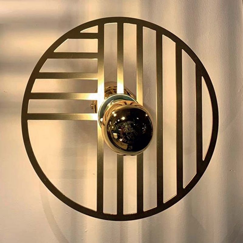 Настенный светильник Line с цоколем 10 см золотой Aromas del Campo