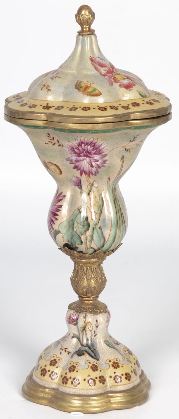 Ваза с крышкой Glasar J910HC/HX1238