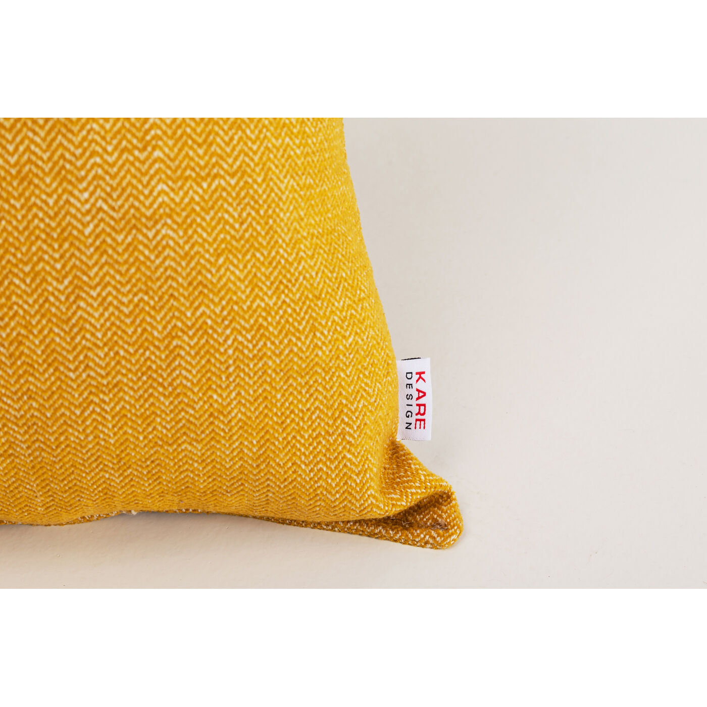 Подушка RDQ Mustardt Yellow 40x40cm Limited KARE 42147