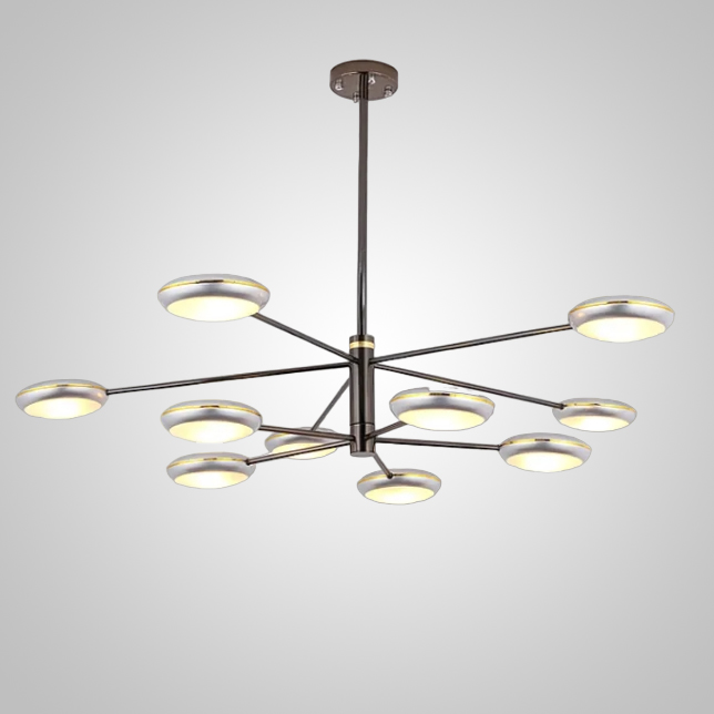 Люстра на штанге DRAMMEN D120 Silver by ImperiumLoft