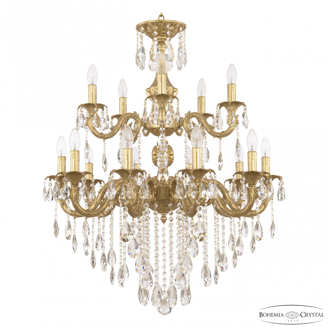 Люстра хрустальная AL79101/10+5/250/2D B AG Bohemia Ivele Crystal
