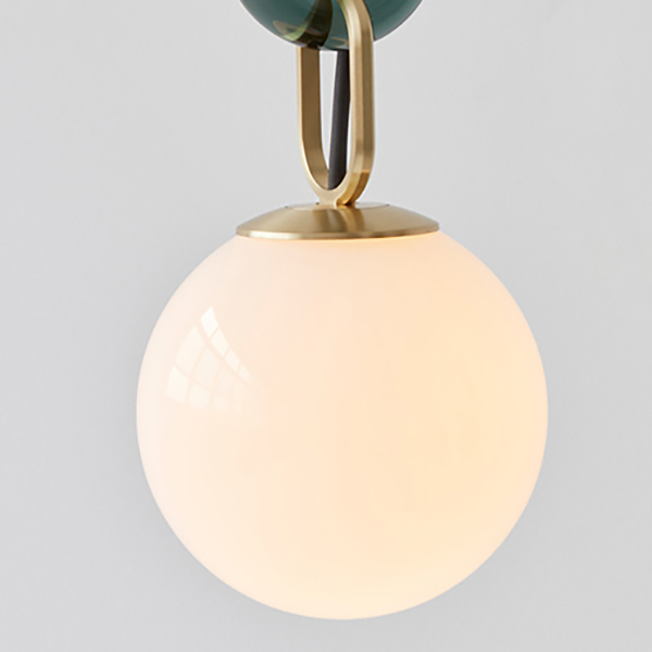 Подвесной светильник CHAIN 2 green by ImperiumLoft