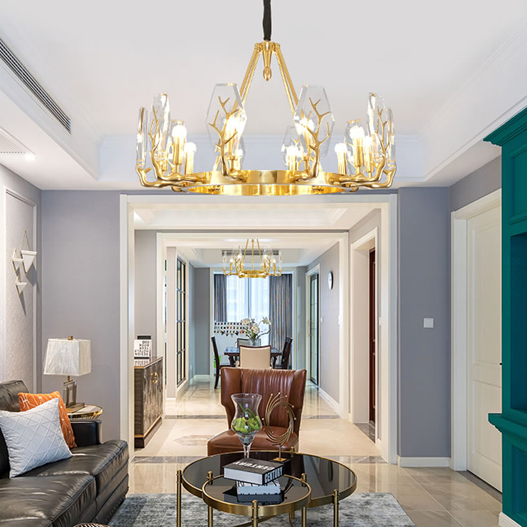 Подвесная кольцевая люстра PRIME D60 by ImperiumLoft