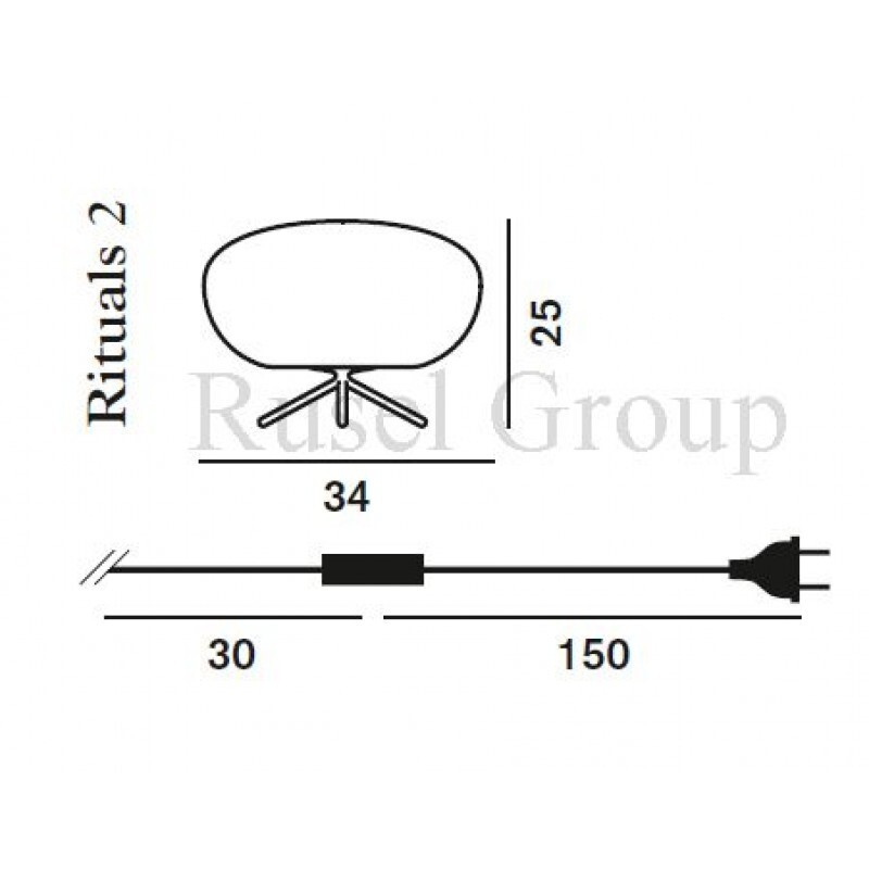 Настольная лампа Foscarini Rituals 2 mult tavolo