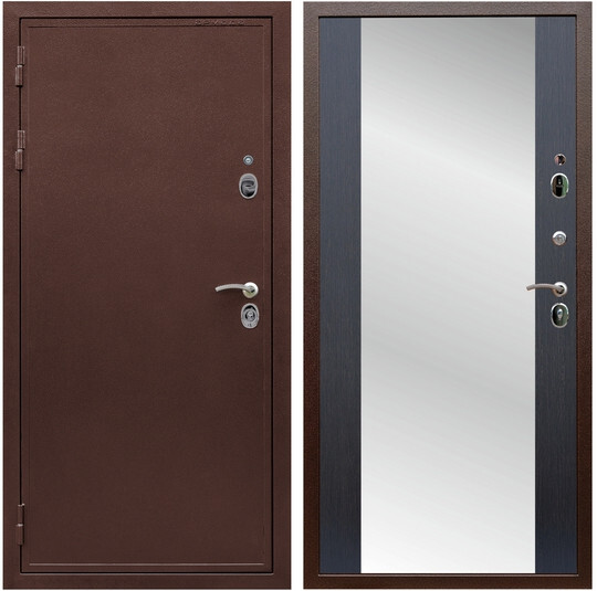 Дверь входная Graf Престиж 2 Антик медь / МДФ 16 мм СБ-16 Венге