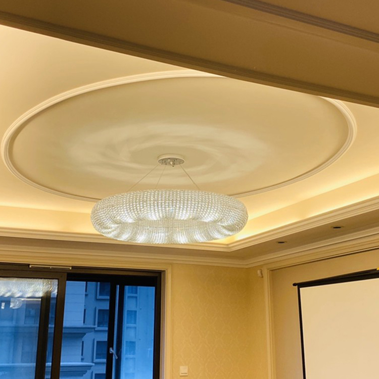 Подвесной светильник Crystal Halo D100 Silver by ImperiumLoft