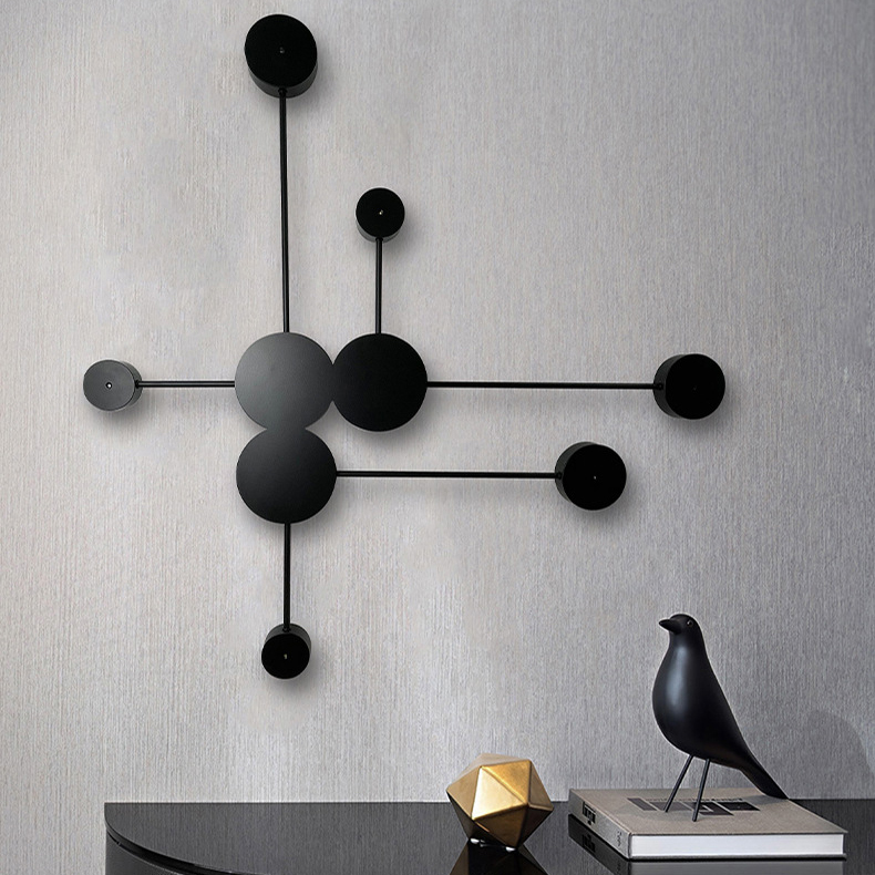 Бра Pin Wall Light 6 Black by ImperiumLoft