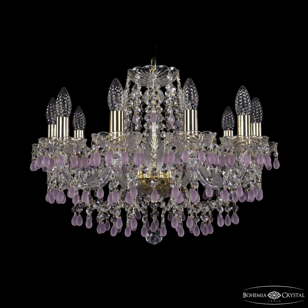Люстра хрустальная 1410/10/195 G V7010 Bohemia Ivele Crystal