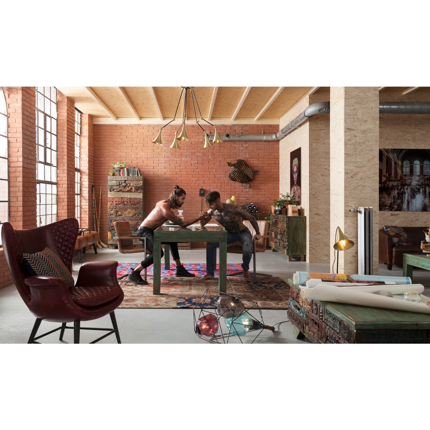 Стул консольный Riffle 77640 KARE