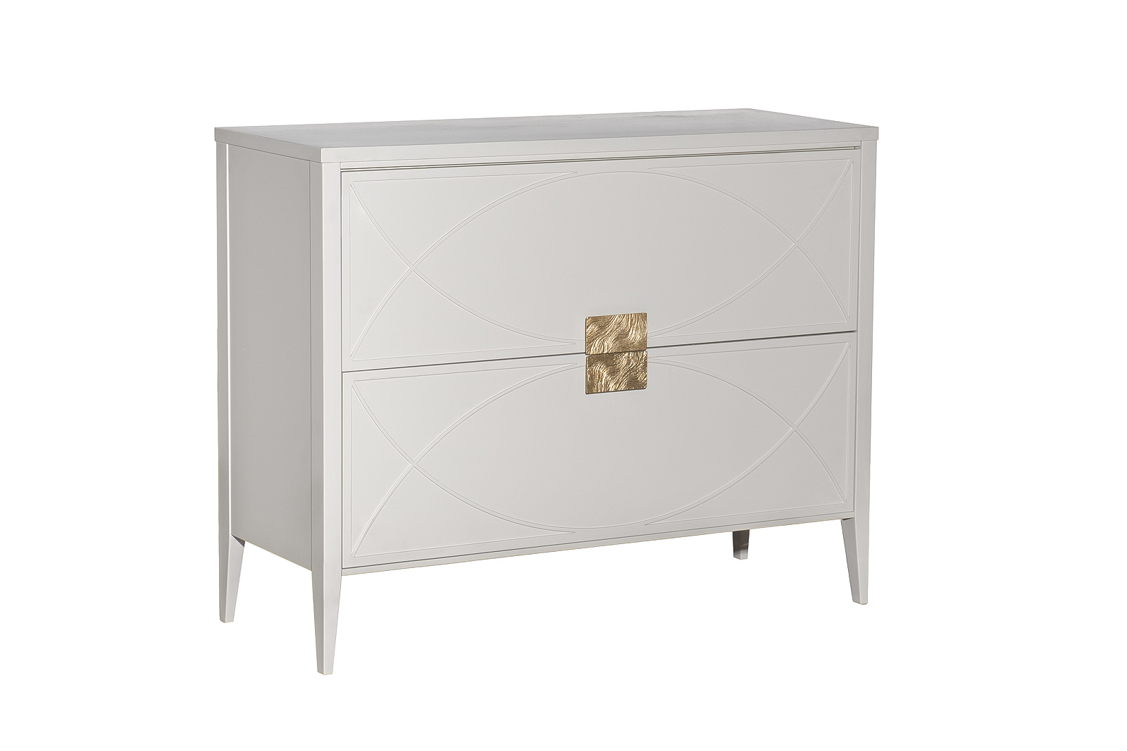 Комод бежевый 2 ящика 100*80*40 Garda Decor 151SV-000012