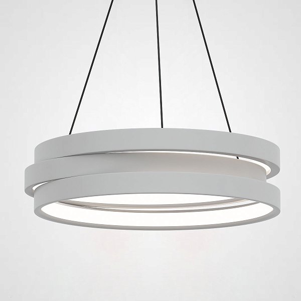 Подвесной кольцевой светильник GALO  D52,5 White by ImperiumLoft