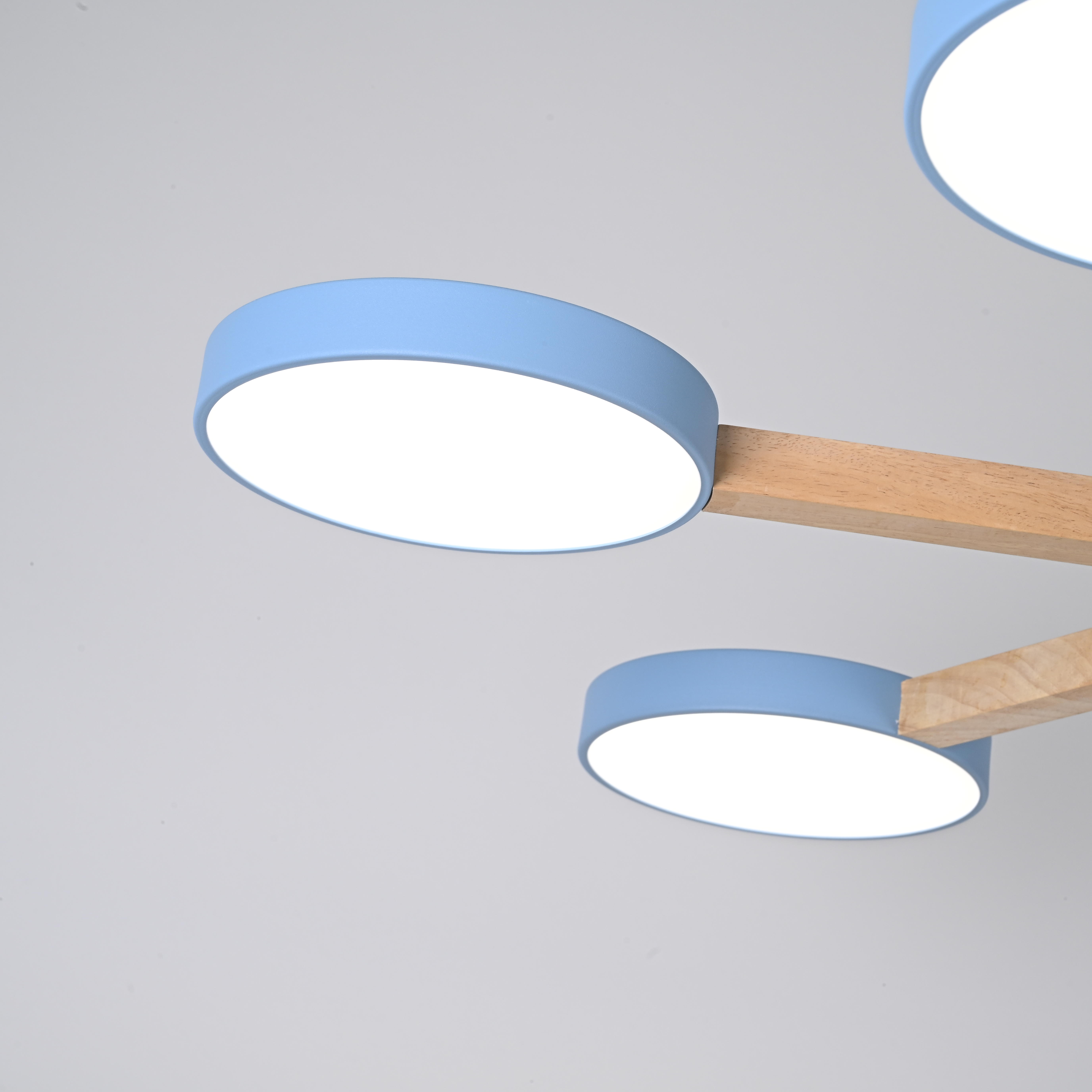 Потолочная люстра TURNA 6 Blue by ImperiumLoft