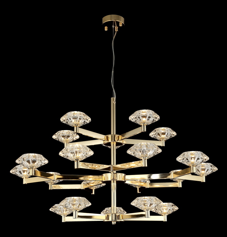 Люстра Crystal Lux REBECA SP5+10+5 GOLD