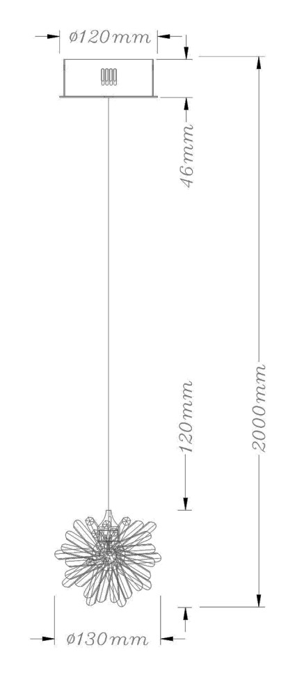 Подвесной светильник Fluorite FL1157-1P