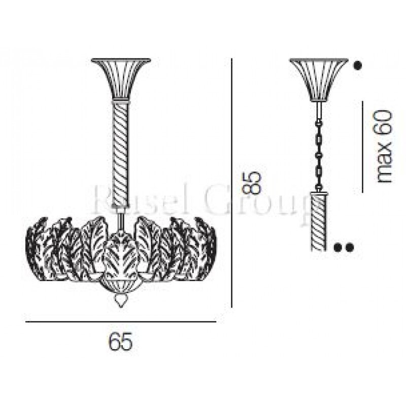 Подвесной светильник Vistosi GIUBILEO SP 20F