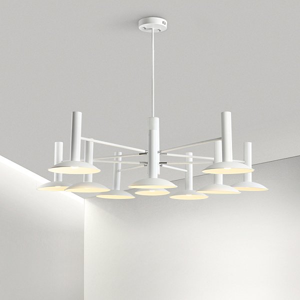 Подвесная люстра TAU L10 White by ImperiumLoft