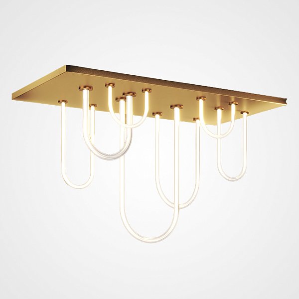 Потолочная люстра HILARY B L120 Brass by ImperiumLoft