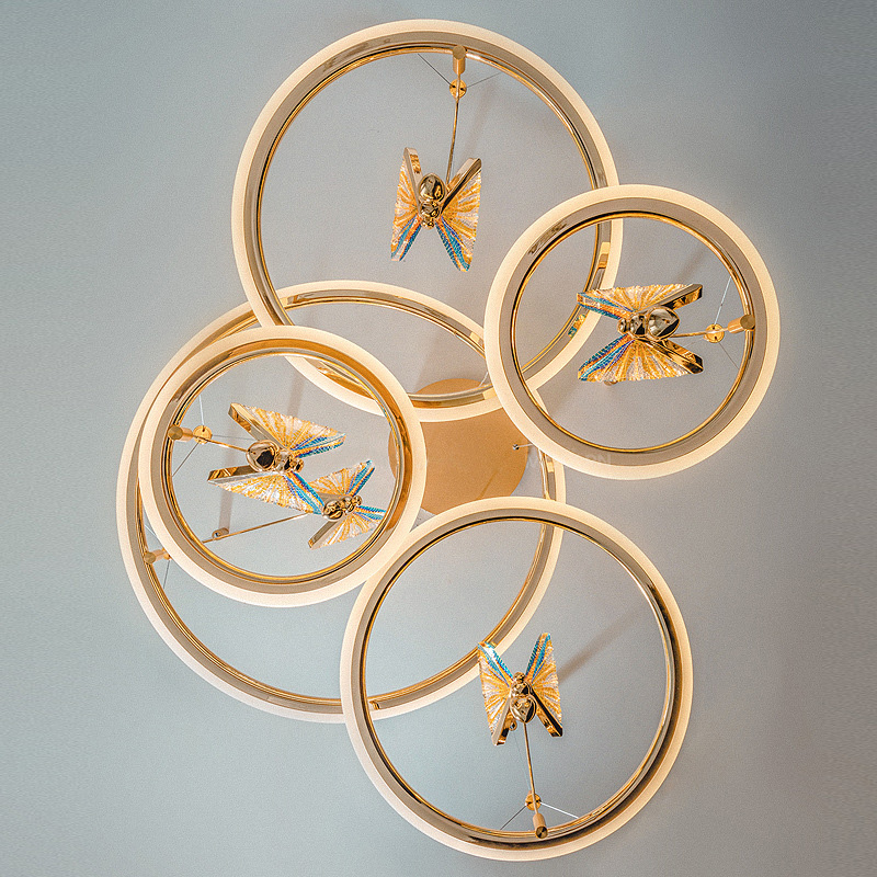 Подвесная люстра AMELIS RING D40 D60 by ImperiumLoft