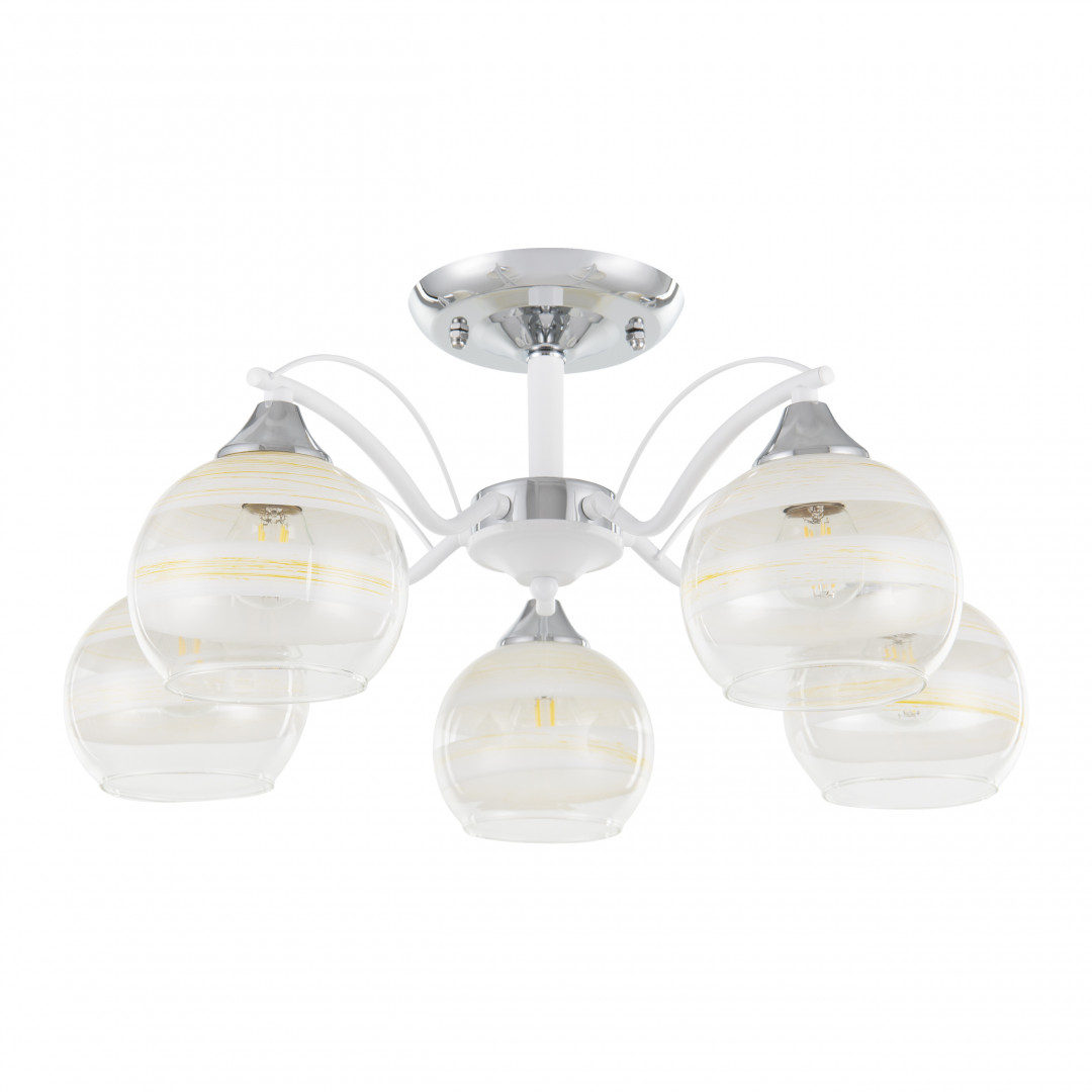 Люстра с плафонами 326503/5 CR+WH Arte Milano